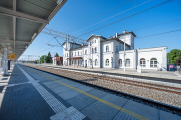 Kutno – miasto w centralnej Polsce. Stacja PKP. © Tomasz Warszewski