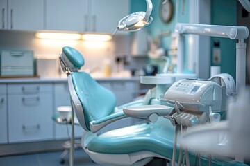 A dentist utilizes modern equipment, like an intraoral scanner or digital X-ray machine.