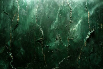Dark green marble background or texture,  Natural stone with cracks and scratches