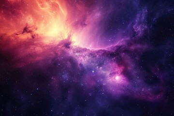 Fototapeta na wymiar Colorful galaxy background images for creative inspiration