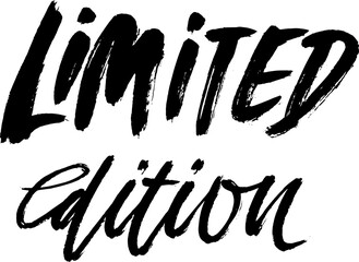 Limited Edition Modern Lettering Design.