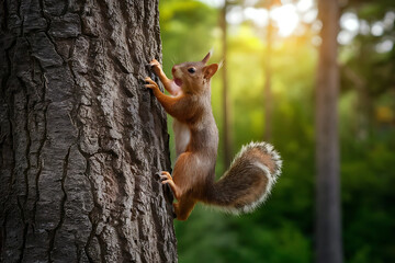 squirrel on a tree