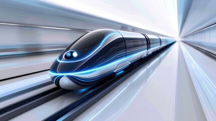 Fototapeta premium train in motion blur