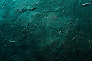 Cracked and peeling paint on a green wall,  Abstract background