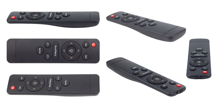 set remote control for lamp isolated from background	