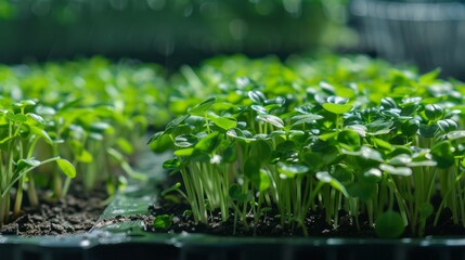 One Week Old Microgreens