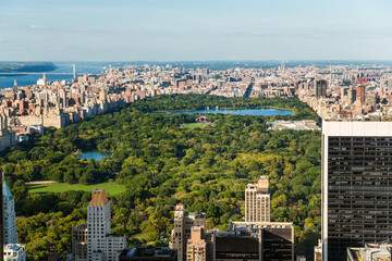 VIew over Central Park, New York, Manhattan, New York, USA
