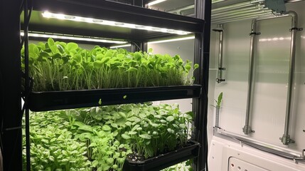 Vertical Towers for Microgreen Production