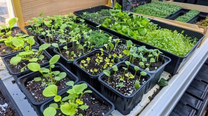 Recycled Materials for Microgreen Growth