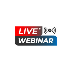 webinar live streaming illustration icon