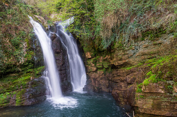 Molise, the waterfalls of Carpinone