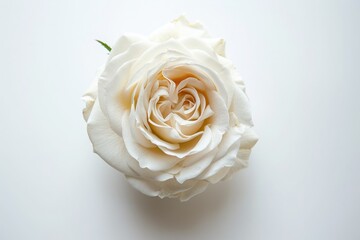 white rose isolated on a white background, cutout, cut-out, birthday, mothers day, wedding, 