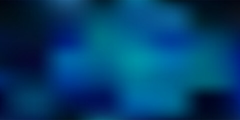 Dark blue vector gradient blur layout.