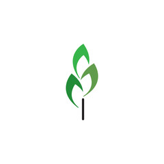 Leaf Nature Logo Design Template Vector