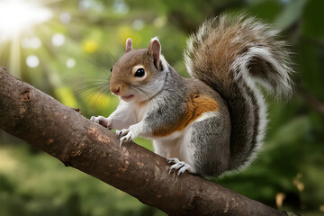 squirrel on a tree