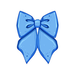 accessory hair ribbon cartoon. band fashion, pink satin, red woman accessory hair ribbon sign. isolated symbol vector illustration