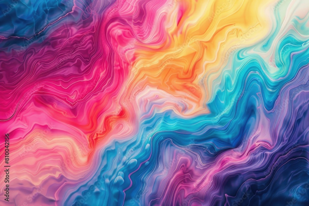 Poster Colorful swirl pattern background, perfect for various design projects