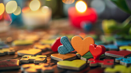 A love-themed board game or puzzle, for a fun and memorable Valentine's Day game night together.