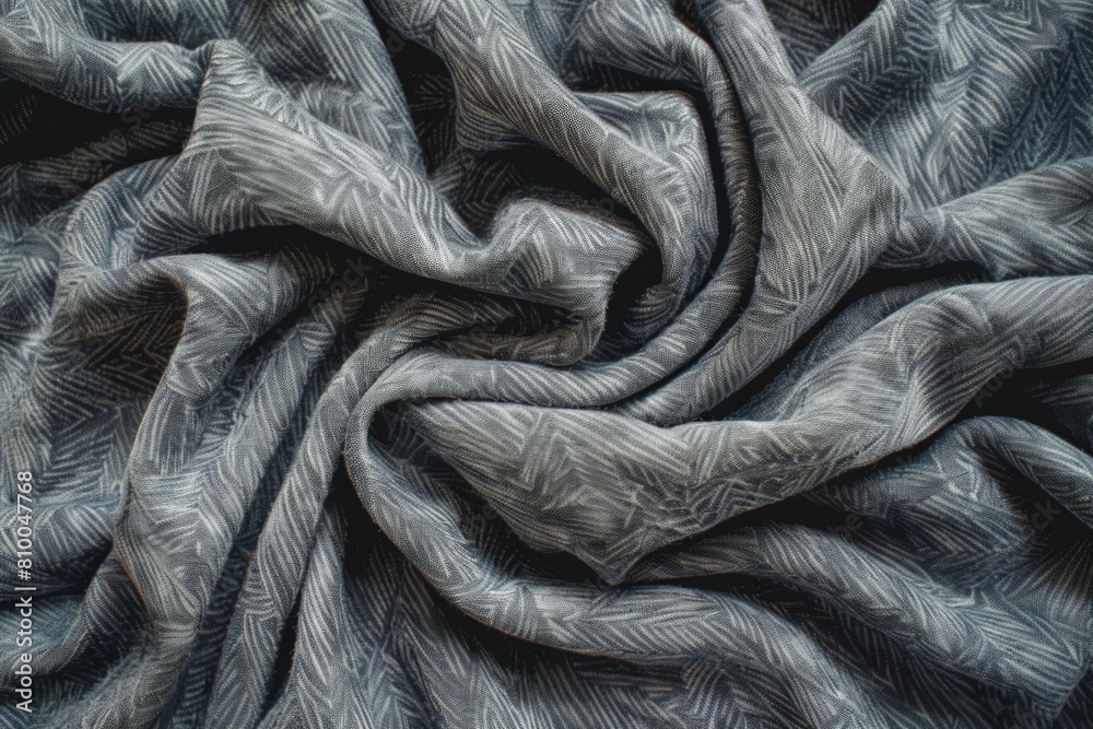 Poster Close up of a fabric with a unique pattern, perfect for textile designs