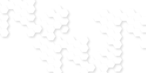 Abstract background with hexagons modern mesh cell. Abstract honeycomb cell hexagon background. Hexagon business geometric grid tile element. Technology futuristic hexagon metal texture.