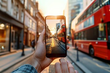take photos of London buses with your smartphone