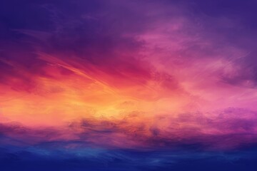 Fototapeta premium A stunning twilight sky background, with hues of orange, purple, and blue blending seamlessly