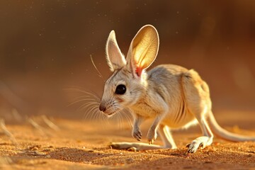 Desert Jerboa: A Unique Rodent Resembling a Kangaroo-Mouse in the Wild