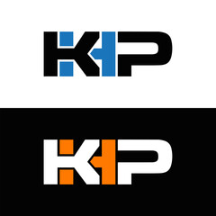 Obraz premium KHP et ,KHP logo. K H P design. White KHP letter. KHP, K H P letter logo design. Initial letter KHP letter logo set, linked circle uppercase monogram logo. K H P letter logo vector design. 