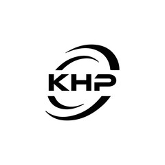 KHP et ,KHP logo. K H P design. White KHP letter. KHP, K H P letter logo design. Initial letter KHP letter logo set, linked circle uppercase monogram logo. K H P letter logo vector design.	