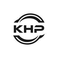 KHP et ,KHP logo. K H P design. White KHP letter. KHP, K H P letter logo design. Initial letter KHP letter logo set, linked circle uppercase monogram logo. K H P letter logo vector design.	