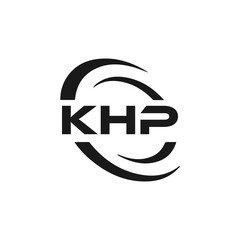 KHP et ,KHP logo. K H P design. White KHP letter. KHP, K H P letter logo design. Initial letter KHP letter logo set, linked circle uppercase monogram logo. K H P letter logo vector design.	