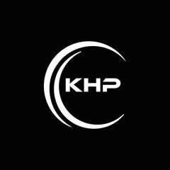 KHP et ,KHP logo. K H P design. White KHP letter. KHP, K H P letter logo design. Initial letter KHP letter logo set, linked circle uppercase monogram logo. K H P letter logo vector design.	