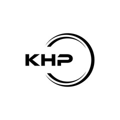 KHP et ,KHP logo. K H P design. White KHP letter. KHP, K H P letter logo design. Initial letter KHP letter logo set, linked circle uppercase monogram logo. K H P letter logo vector design.	
