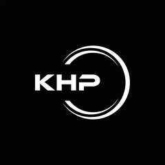 KHP et ,KHP logo. K H P design. White KHP letter. KHP, K H P letter logo design. Initial letter KHP letter logo set, linked circle uppercase monogram logo. K H P letter logo vector design.	
