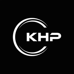 KHP et ,KHP logo. K H P design. White KHP letter. KHP, K H P letter logo design. Initial letter KHP letter logo set, linked circle uppercase monogram logo. K H P letter logo vector design.	
