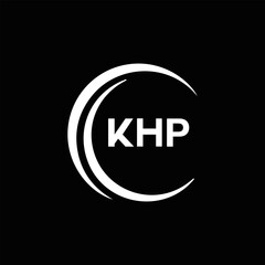 KHP et ,KHP logo. K H P design. White KHP letter. KHP, K H P letter logo design. Initial letter KHP letter logo set, linked circle uppercase monogram logo. K H P letter logo vector design.	