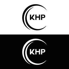 KHP et ,KHP logo. K H P design. White KHP letter. KHP, K H P letter logo design. Initial letter KHP letter logo set, linked circle uppercase monogram logo. K H P letter logo vector design.	