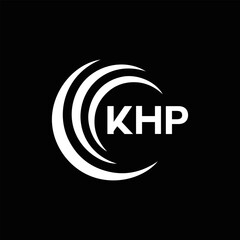 KHP et ,KHP logo. K H P design. White KHP letter. KHP, K H P letter logo design. Initial letter KHP letter logo set, linked circle uppercase monogram logo. K H P letter logo vector design.	