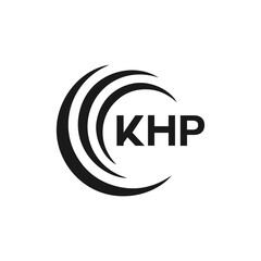 KHP et ,KHP logo. K H P design. White KHP letter. KHP, K H P letter logo design. Initial letter KHP letter logo set, linked circle uppercase monogram logo. K H P letter logo vector design.	