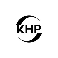 KHP et ,KHP logo. K H P design. White KHP letter. KHP, K H P letter logo design. Initial letter KHP letter logo set, linked circle uppercase monogram logo. K H P letter logo vector design.	