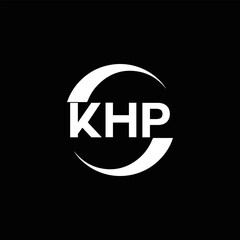 KHP et ,KHP logo. K H P design. White KHP letter. KHP, K H P letter logo design. Initial letter KHP letter logo set, linked circle uppercase monogram logo. K H P letter logo vector design.	