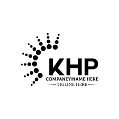 Obraz premium KHP et ,KHP logo. K H P design. White KHP letter. KHP, K H P letter logo design. Initial letter KHP letter logo set, linked circle uppercase monogram logo. K H P letter logo vector design. 