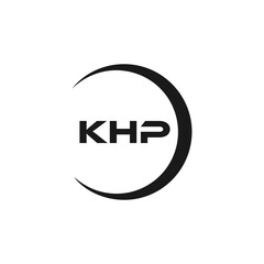 KHP et ,KHP logo. K H P design. White KHP letter. KHP, K H P letter logo design. Initial letter KHP letter logo set, linked circle uppercase monogram logo. K H P letter logo vector design.	