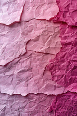 Fototapeta premium pink crumpled paper