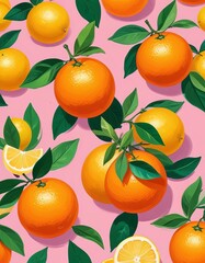 Lemons, grapefruits, oranges background