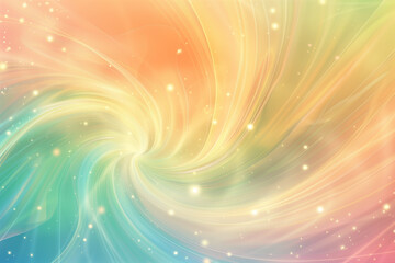 Fototapeta premium Whimsical swirls of light dancing against a gradient backdrop, reminiscent of the aurora borealis, inviting relaxation and wellness. Abstract background wallpapers