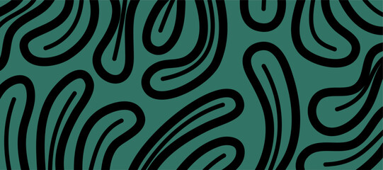 Tropical leaf background. Abstract leave background pattern vector. Handrawn leaf outline vector. leaves pattern wallpaper.	
