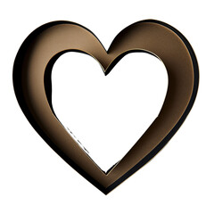 heart shaped chocolate candy