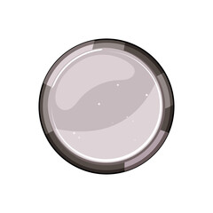 ui round game button cartoon. frame app, banner download, modern menu ui round game button sign. isolated symbol vector illustration