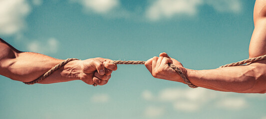 Rescue, help, helping gesture or hands. Conflict, tug of war. Two hands, helping hand, arm,...